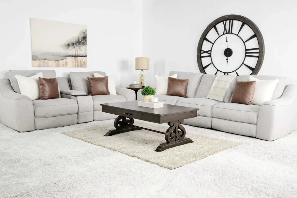 Mayflower 2 Power Sofa In Ashland Sand