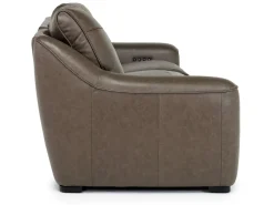 Mayflower 2 Power Sofa In Seville Umber Leather