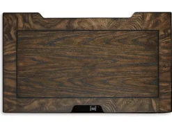 Maylee 2 Drawer Charging Nightstand In Dark Brown