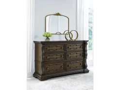 Maylee Dresser In Dark Brown