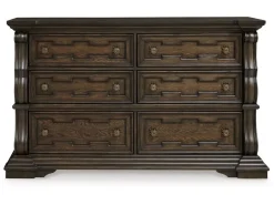 Maylee Dresser In Dark Brown