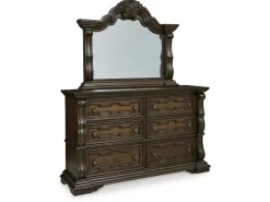 Maylee Dresser In Dark Brown