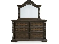 Maylee Dresser In Dark Brown