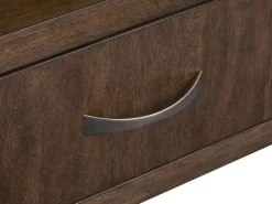 Mcpherson Round Coffee Table In Burnt Umber