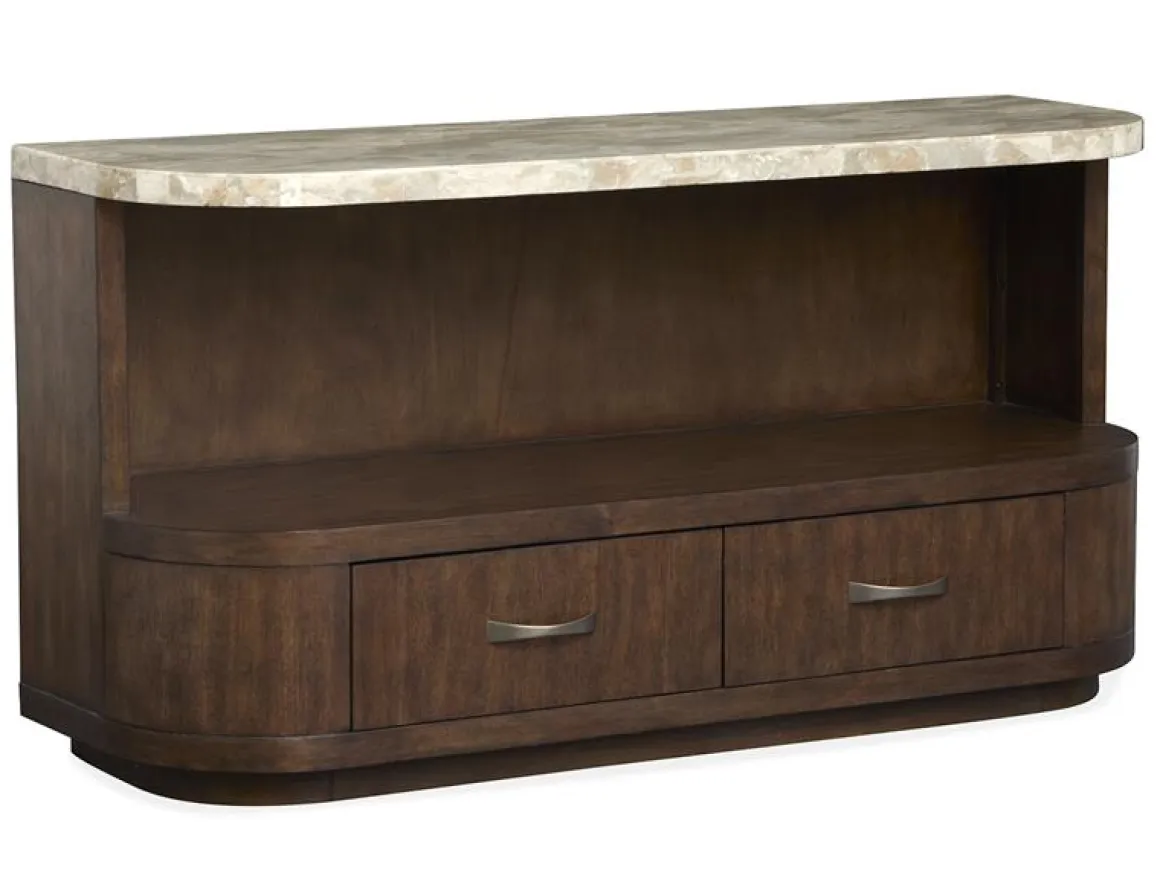 Mcpherson Sofa Table In Burnt Umber