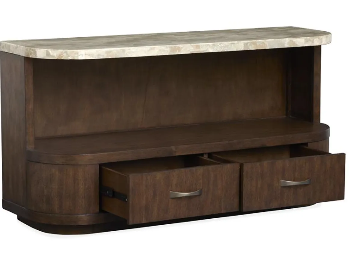 Mcpherson Sofa Table In Burnt Umber