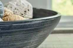 Meadie Bowl In Distressed White