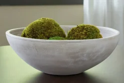 Meadie Bowl In Distressed White