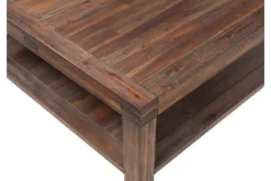 Meadow Coffee Table In Brick Brown