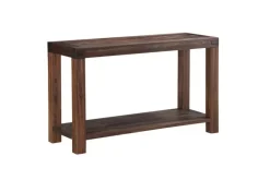 Meadow Console Table In Brick Brown