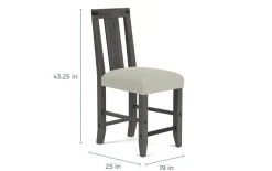 Meadow Counter Height Stool In Gray