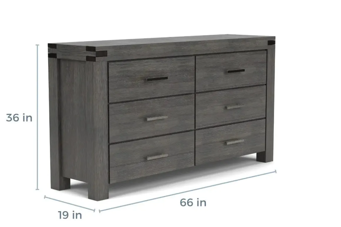 Meadow Dresser In Gray