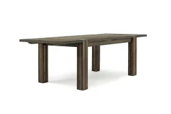 Meadow Extendable Dining Table In Brown