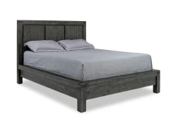 Meadow Panel Bed W/ Storage In Brown, Full