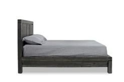 Meadow Panel Bed W/ Storage In Brown, Full