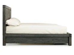 Meadow Panel Bed W/ Storage In Brown, Full