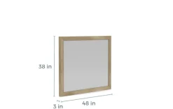 Melbourne Canopy Bed, Dresser, Mirror, Nightstand In Brown Mel, Queen