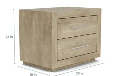 Melbourne Panel Bed, Dresser, Mirror & Nightstand In Brown Mel, Full