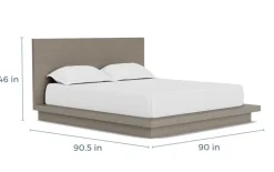 Melbourne Panel Bed, Dresser, Mirror & Nightstand In Brown Mel, Full