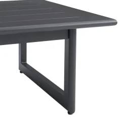 Menorca Outdoor Coffee Table In Dark Gray