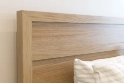 Merrifield Panel Bed, Dresser, Mirror & Nightstand In Pecan Sandy, Twin