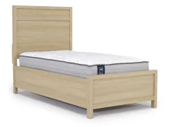 Merrifield Panel Bed In Pecan Sandy, Twin