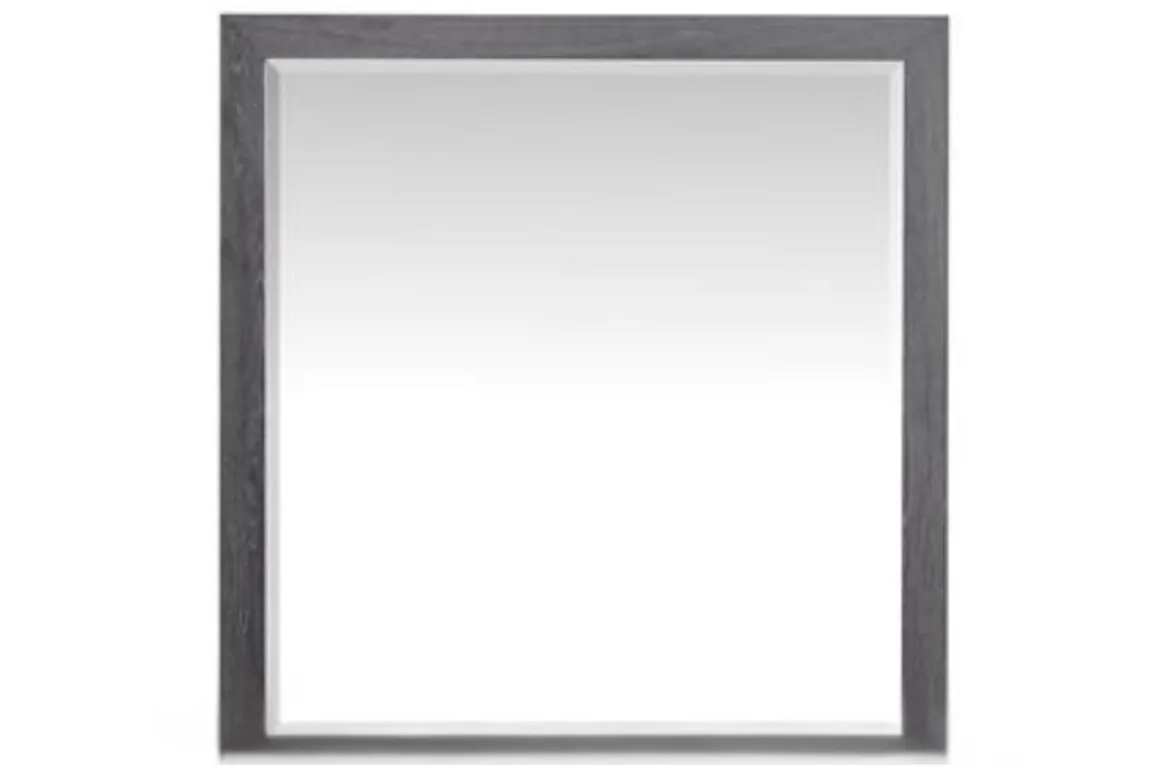 Merrifield Upholstered Bed, Dresser, Mirror & Nightstand In Raisin Black, Twin