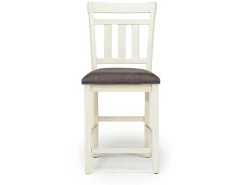 Miami Adjustable Dining Table, 4 Stools & Bench In Gray