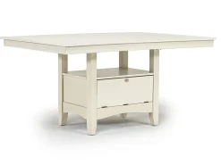 Miami Adjustable Dining Table In Gray