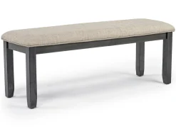 Miami Dining Bench In Gray