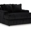 Midnight Madness Chaise In Onyx