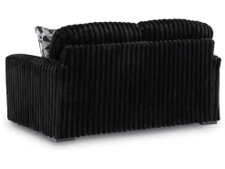 Midnight Madness Loveseat In Onyx
