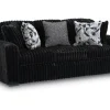 Midnight Madness Sofa In Onyx