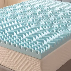 Mlily 3 Inch Gel Infused 5 Zone Mattress Topper, Twin