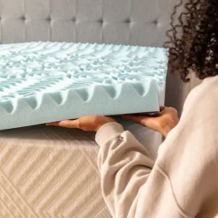 Mlily 3 Inch Gel Infused 5 Zone Mattress Topper, Twin