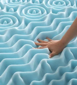 Mlily 3 Inch Gel Infused 5 Zone Mattress Topper, Twin