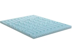 Mlily 3 Inch Gel Infused 5 Zone Mattress Topper, Twin