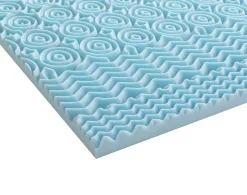 Mlily 3 Inch Gel Infused 5 Zone Mattress Topper, Twin