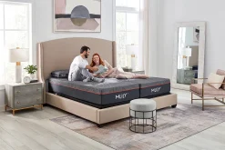 Mlily 11.5 Inch Powercool Medium Mattress & Adjustable Foundation, Queen