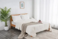 Mlily Soft Wash Pillow In White, Queen