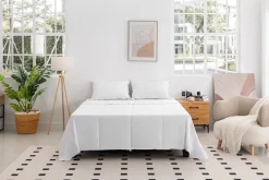 Mlily Super Cooling Duvet Insert In White, Queen