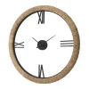 Montecito Wall Clock In Brown