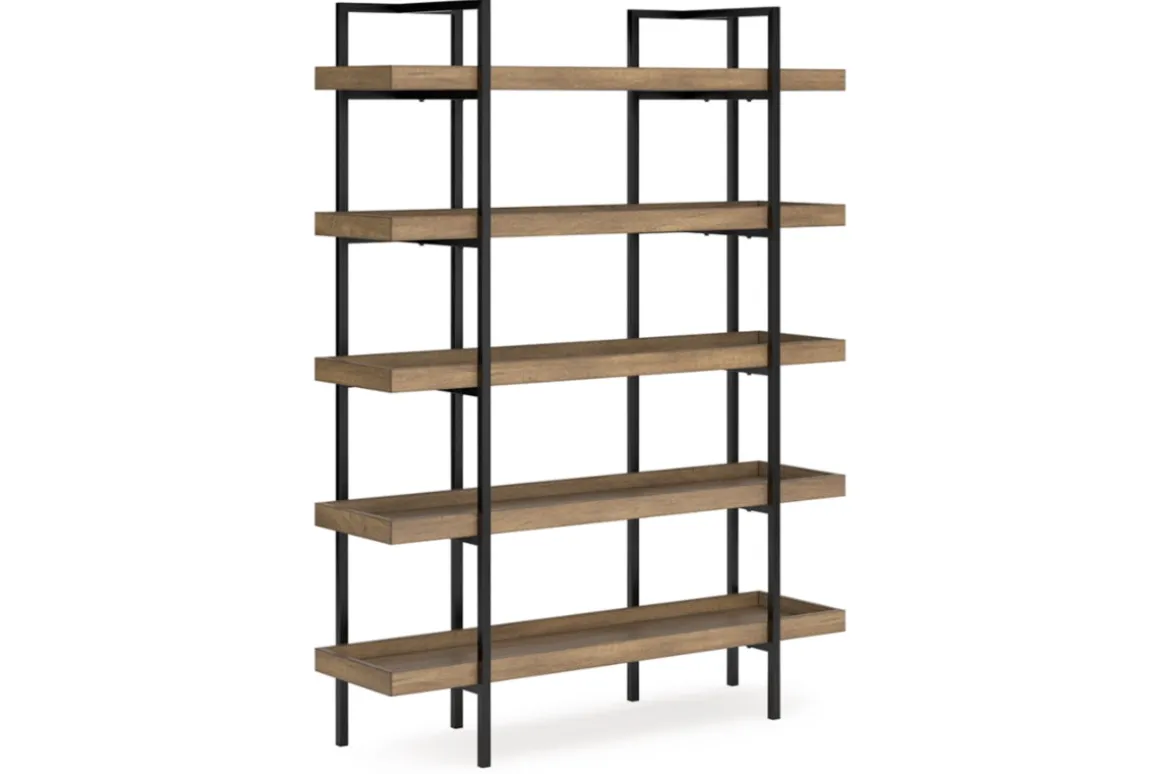 Montia Bookcase In Brown/Gray