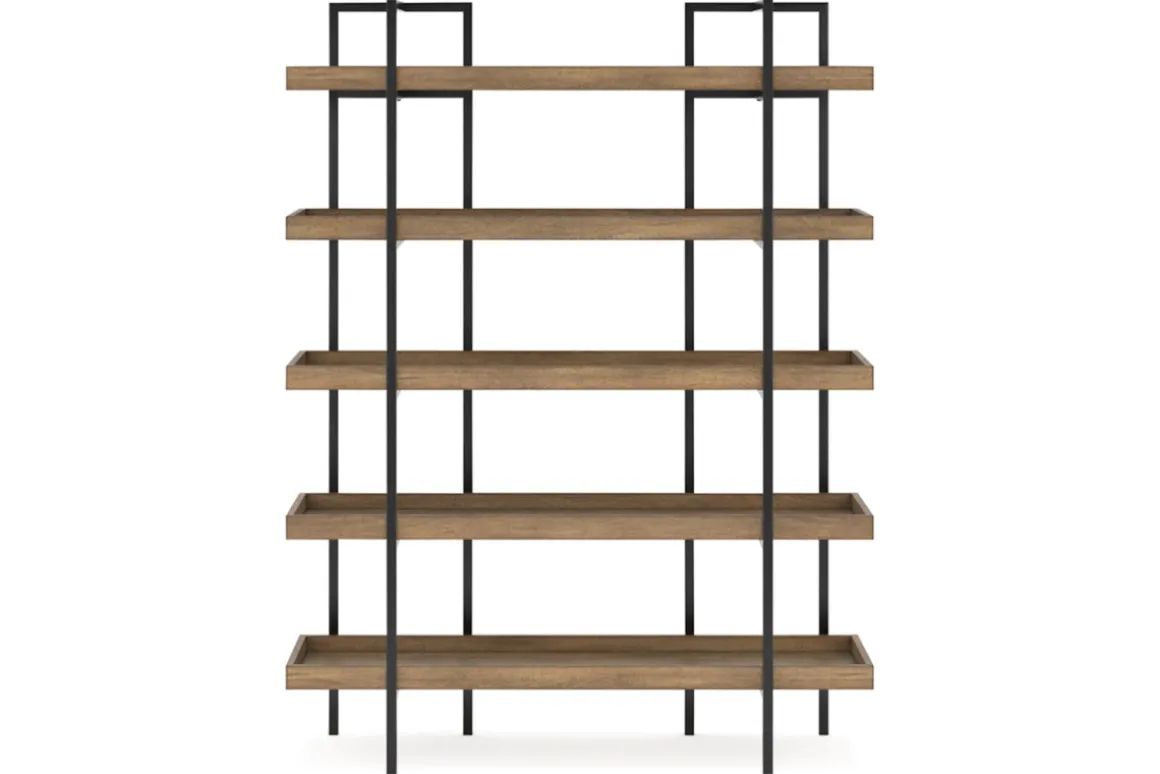 Montia Bookcase In Brown/Gray