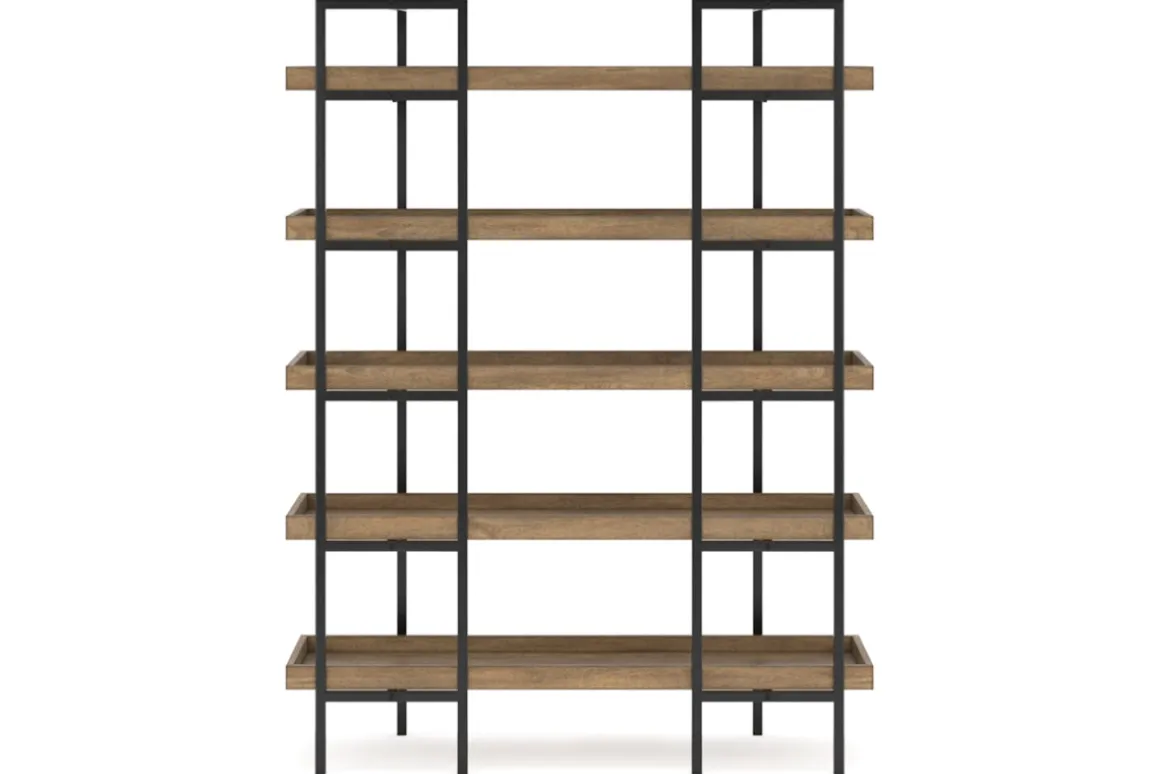 Montia Bookcase In Brown/Gray