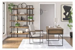 Montia Bookcase In Brown/Gray