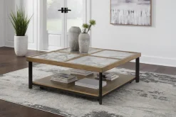 Montia Coffee Table In Brown/Black/Gray