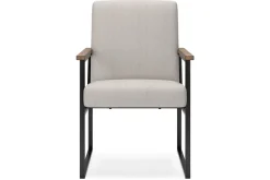 Montia Desk Chair In Light Brown/Gray