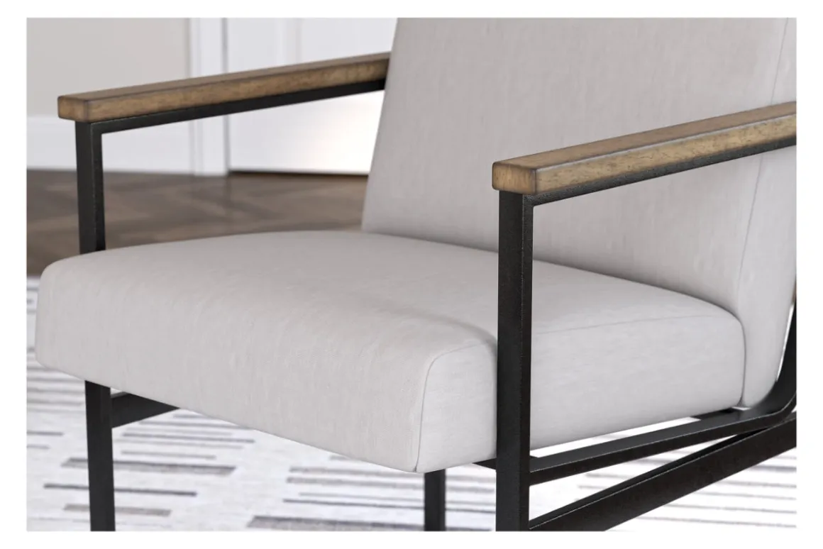 Montia Desk Chair In Light Brown/Gray