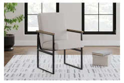 Montia Desk Chair In Light Brown/Gray